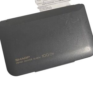 Sharp Memo Master Alarm 100 EL-6360 Electronic Organizer Vintage 1994 Gray